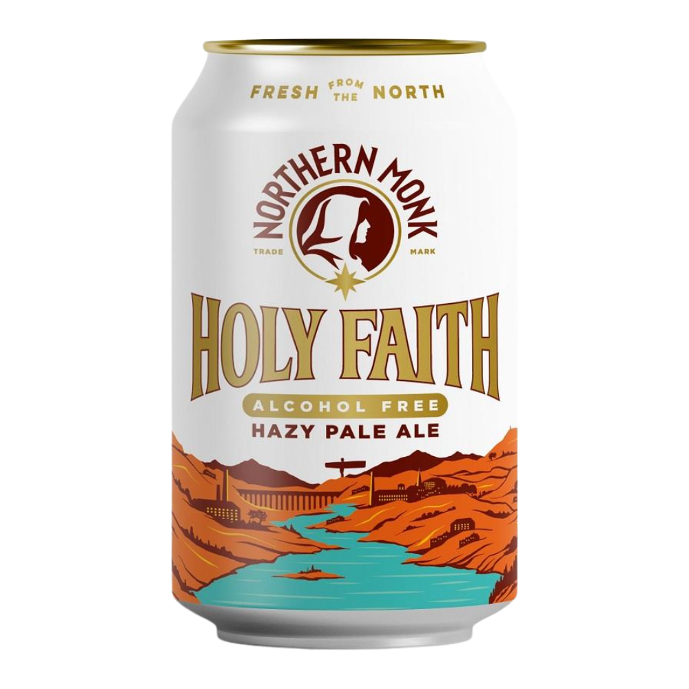 Northern Monk Holy Faith Alcohol Free Hazy Pale Ale Can