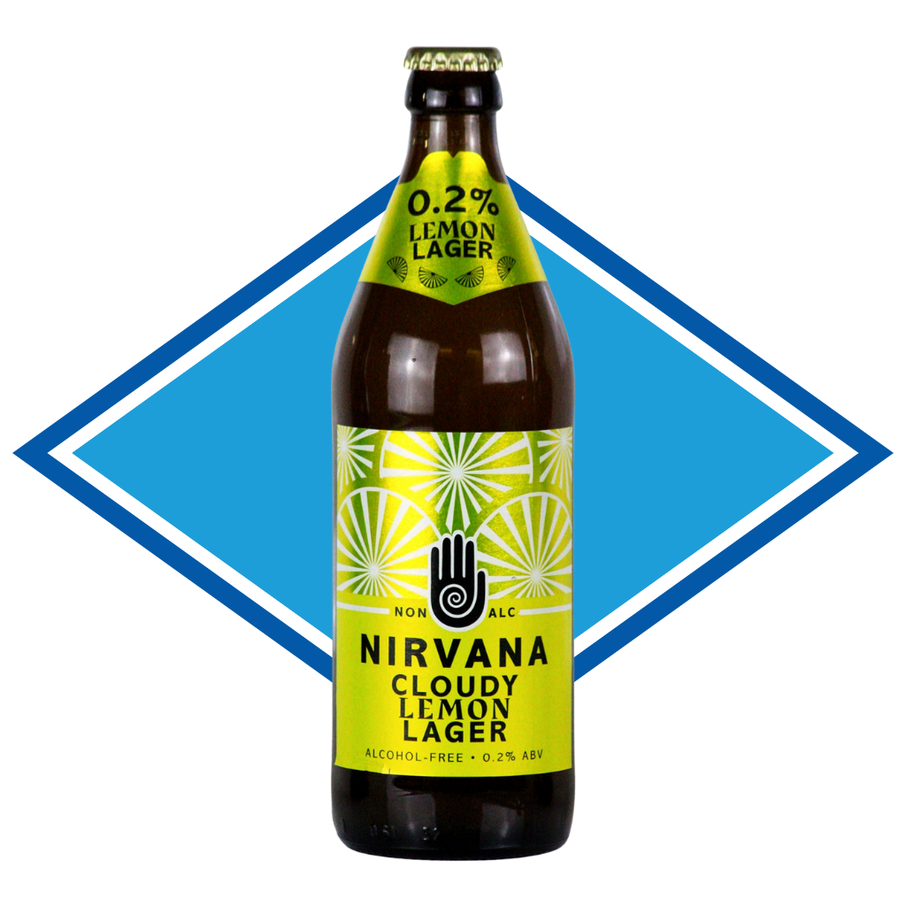 Nirvana Cloudy Alcohol Free Lemon Lager – Alcohol Free Drinks Company