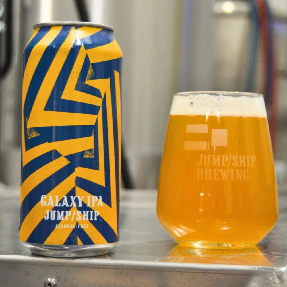A can of Galaxy IPA from Jump Ship, which is used to show the IPA & Pale Ale Section here at The Alcohol Free Drinks Company