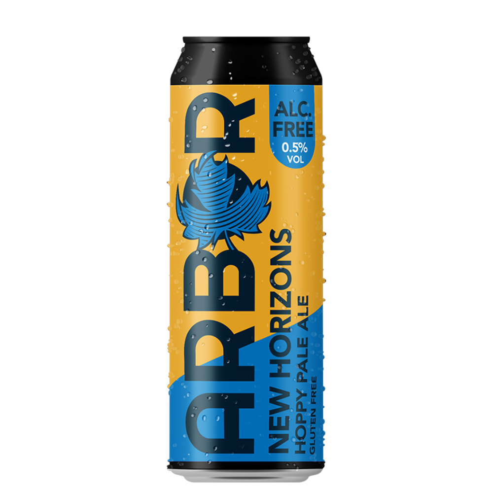 A 568ml Can of Arbor Ales New Horizons Hoppy Pale Ale. 