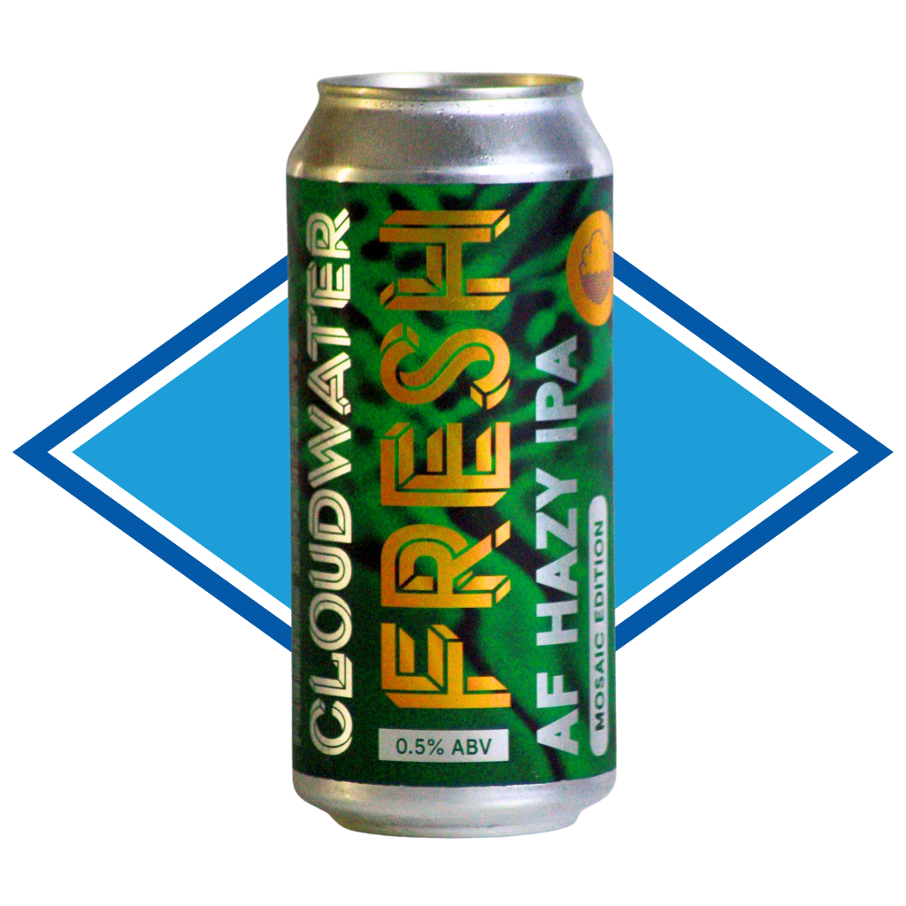 Cloudwater Fresh AF Mosaic Edition Alcohol Free IPA 440ml Can