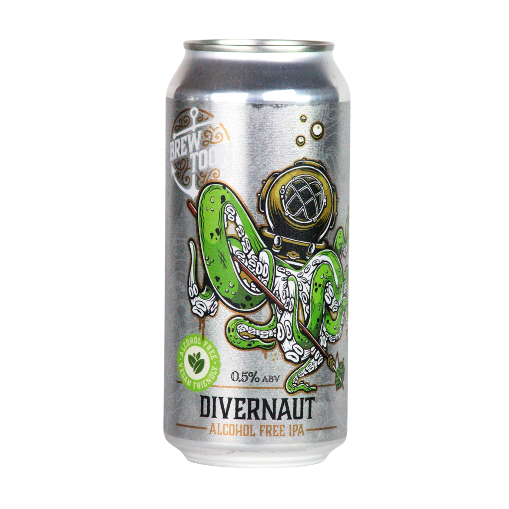 Brew Toon Divernaut Alcohol Free IPA