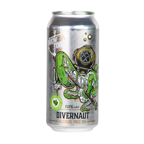 Brew Toon Divernaut Alcohol Free IPA