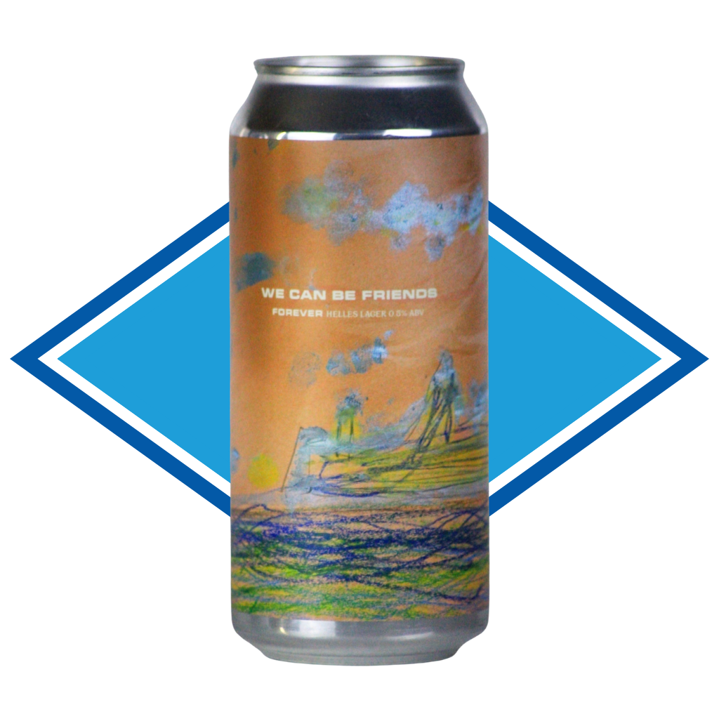 We Can Be Friends Forever Alcohol Free Lager 440ml