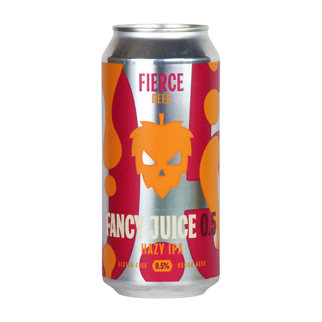 Fierce Beer Fancy Juice Alcohol Free Hazy IPA 440ml