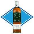 Bottle of Glen Ord whisky with a green label on a white background