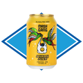 Can of Mash Gang Journey Juice in front of The Alcohol Free Drinks blue diamond.