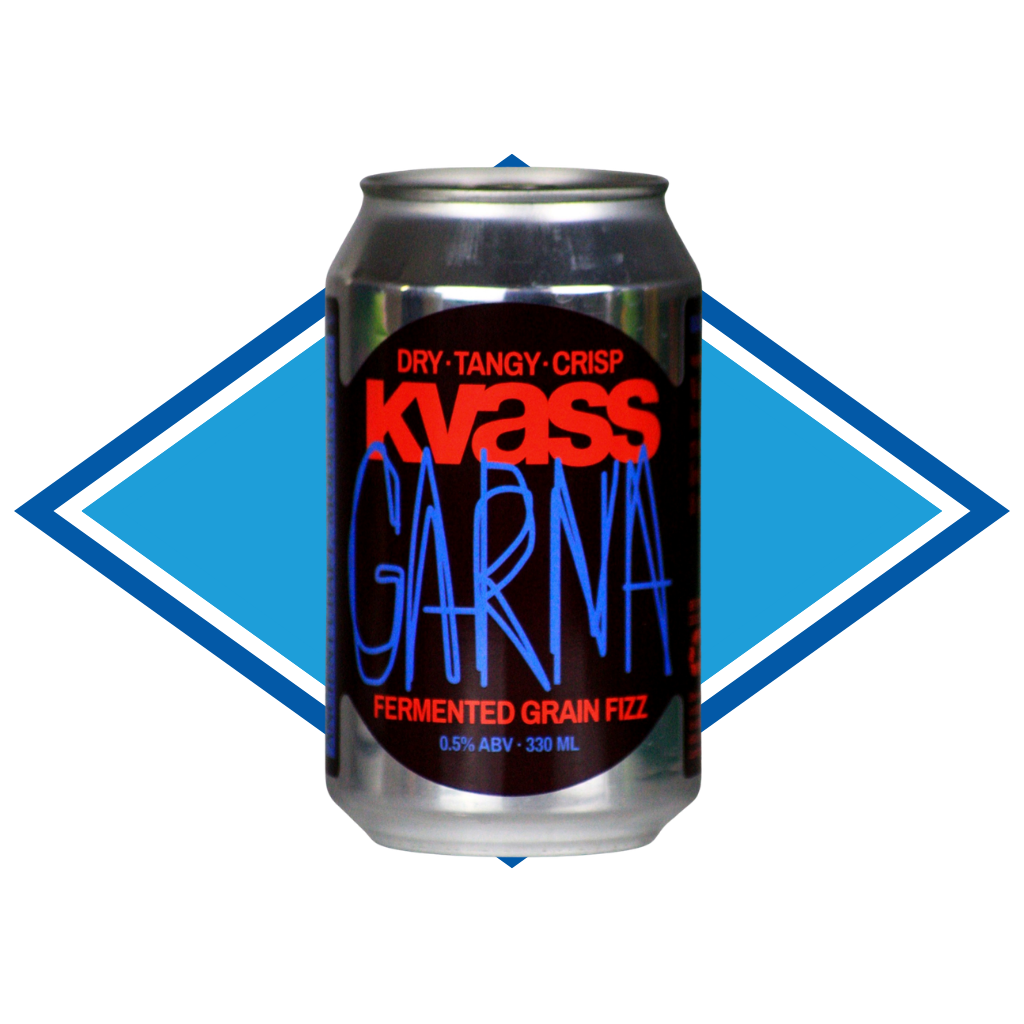 GARNA Kvass Alcohol Free Fermented Grain Fizz 0.5% – 330ml