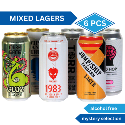 Alcohol Free Mixed Lager Bundle (6 pcs)