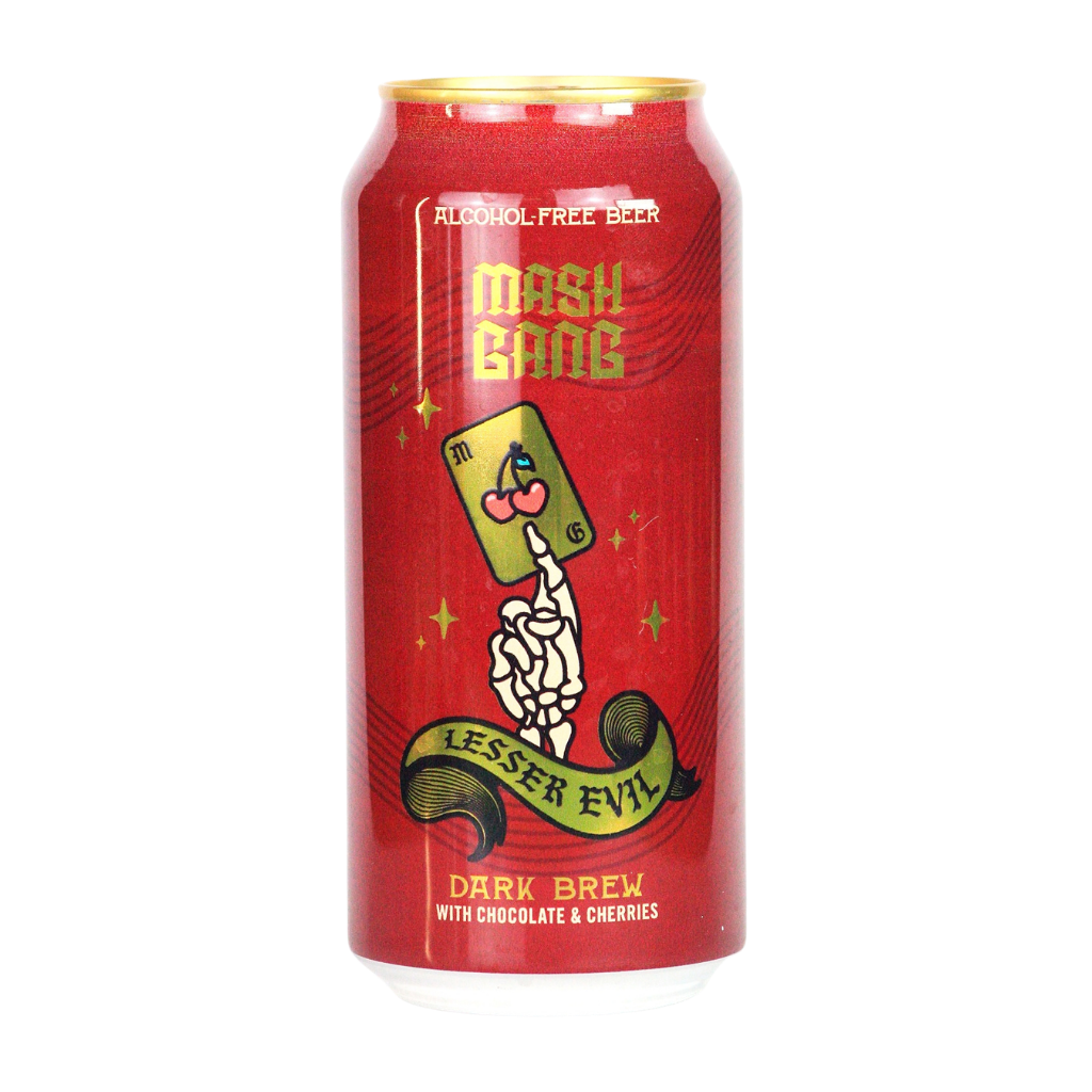 Mash Gang Lesser Evil - Alcohol Free Chocolate & Cherry Stout 440ml