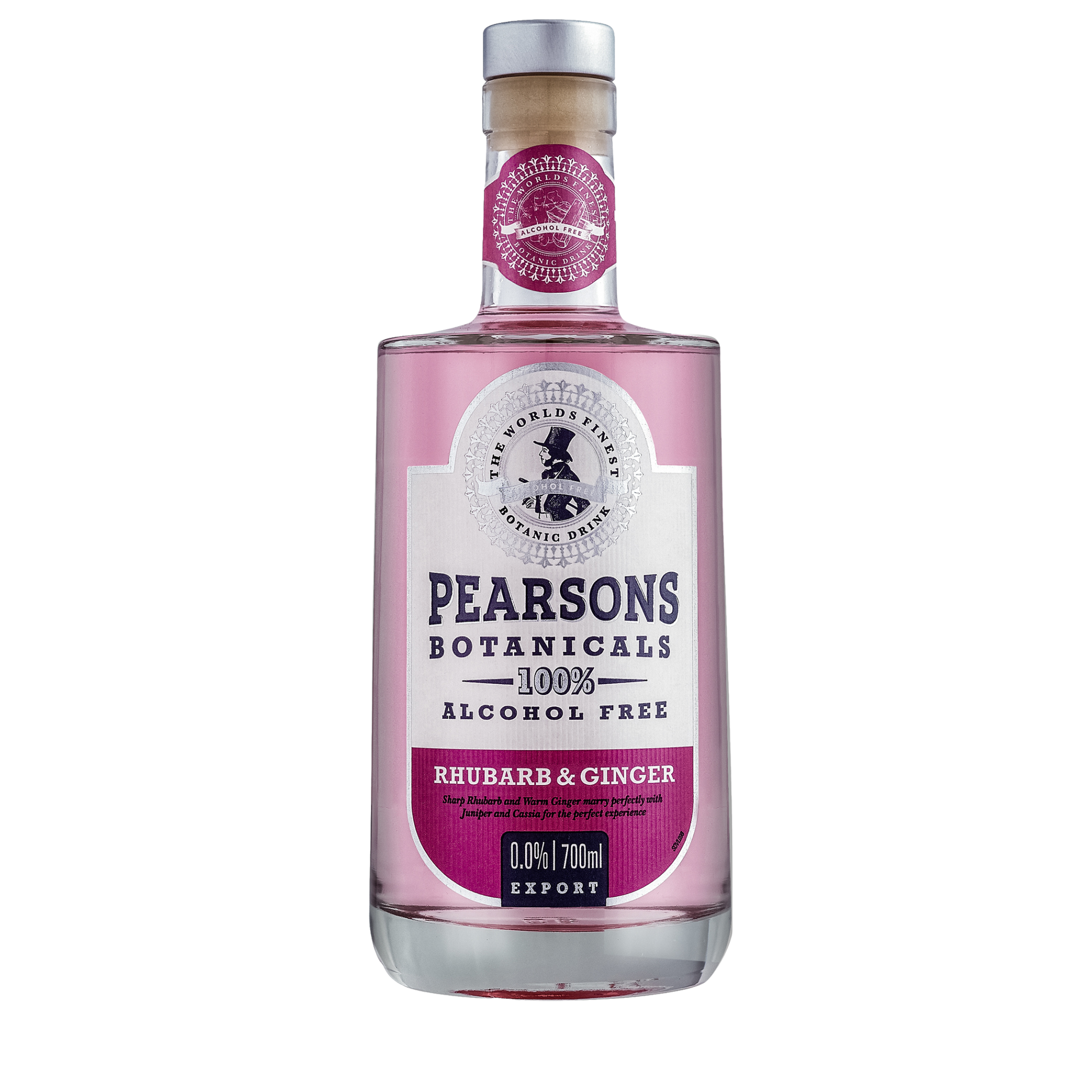 Pearsons Botanicals - Rhubarb & Ginger 70cl