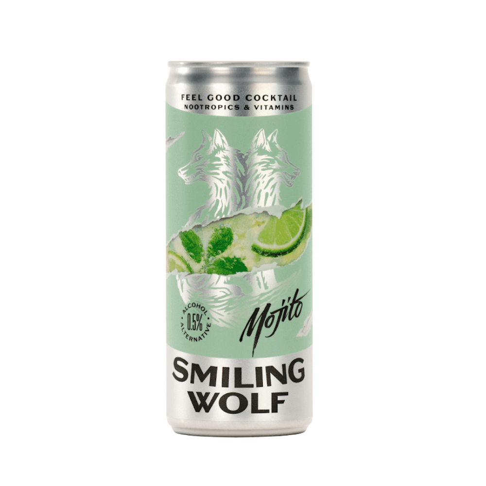 Smiling Wolf Mojito Pre Mixed Ready to Drink Cocktail
