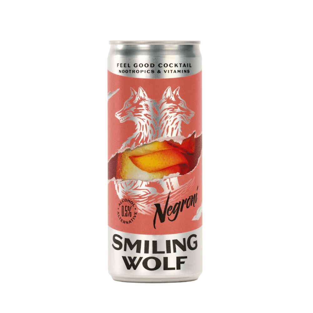 Smiling Wolf Negroni Pre Mixed Ready to Drink Cocktail