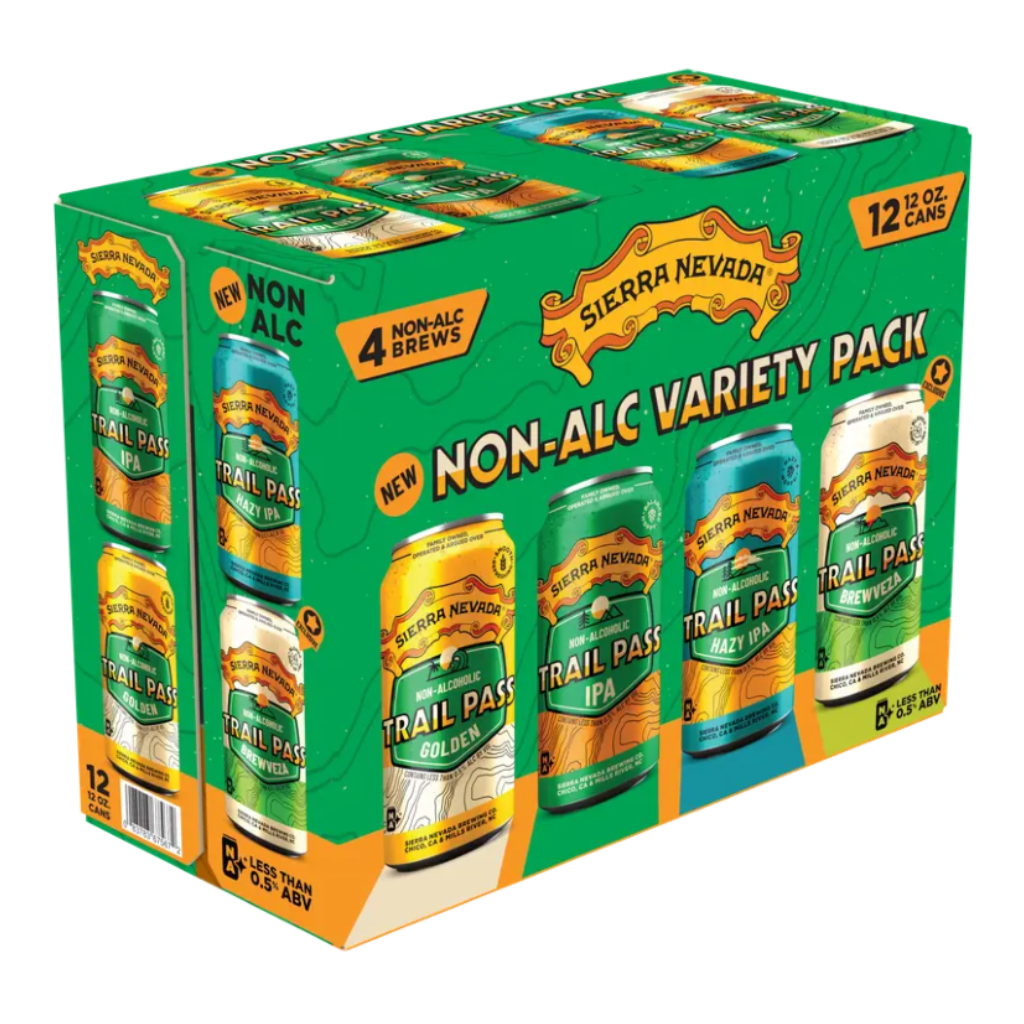 Sierra Nevada Trail Pass Non-Alcoholic Variety Pack 4x (3x35.cl)