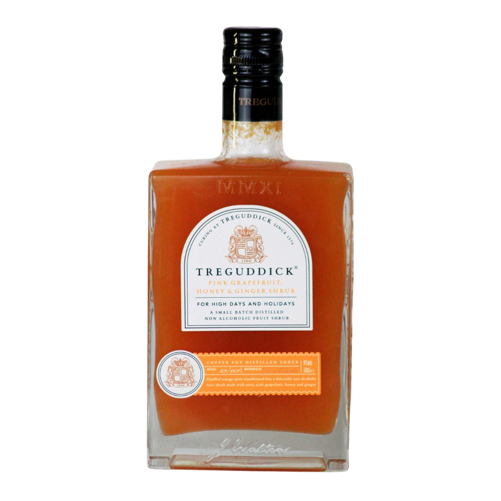 Treguddick Pink Grapefruit, Honey & Ginger Shrub