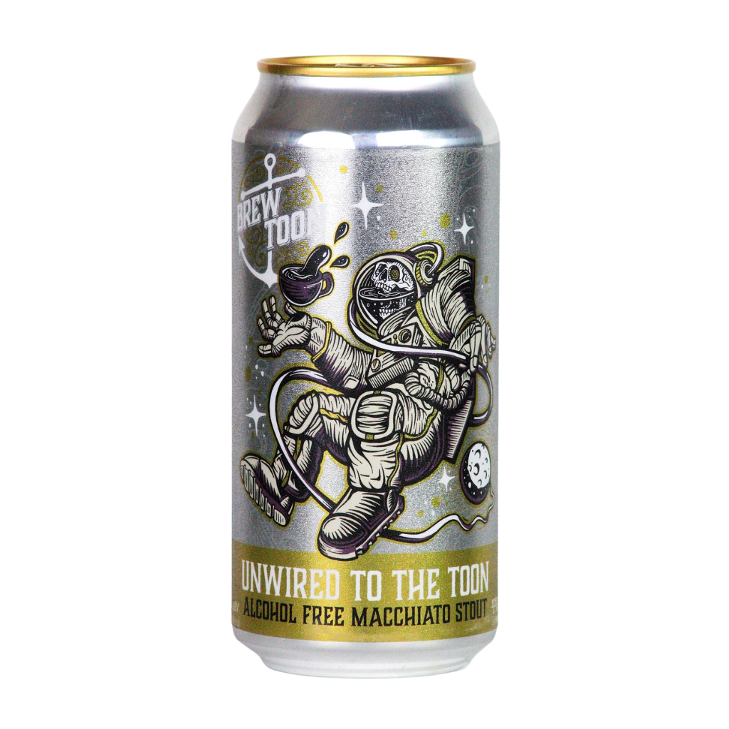 Brew Toon Unwired to the Toon Alcohol Free Macchiato Stout