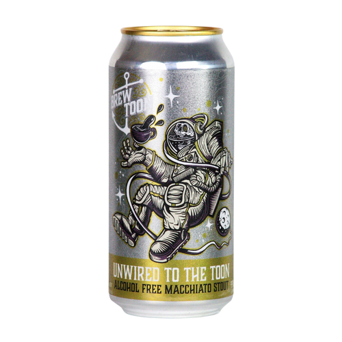 Brew Toon Unwired to the Toon Alcohol Free Macchiato Stout