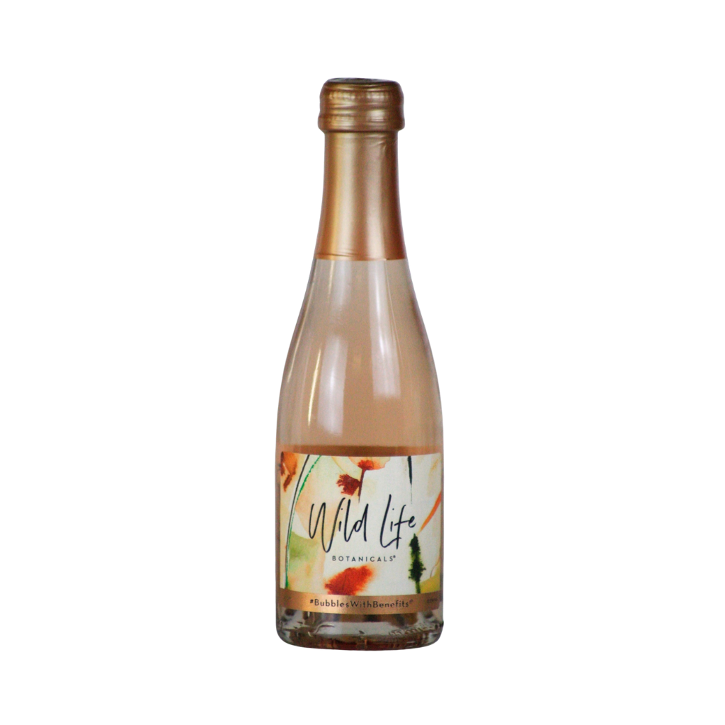 Wild Life Botanicals Sparkling Rosé Alcohol Free Wine 20cl
