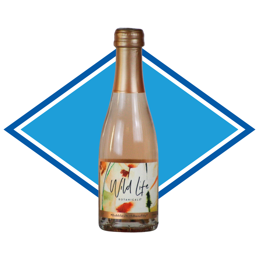 Wild Life Botanicals Sparkling Rosé Alcohol Free Wine 20cl