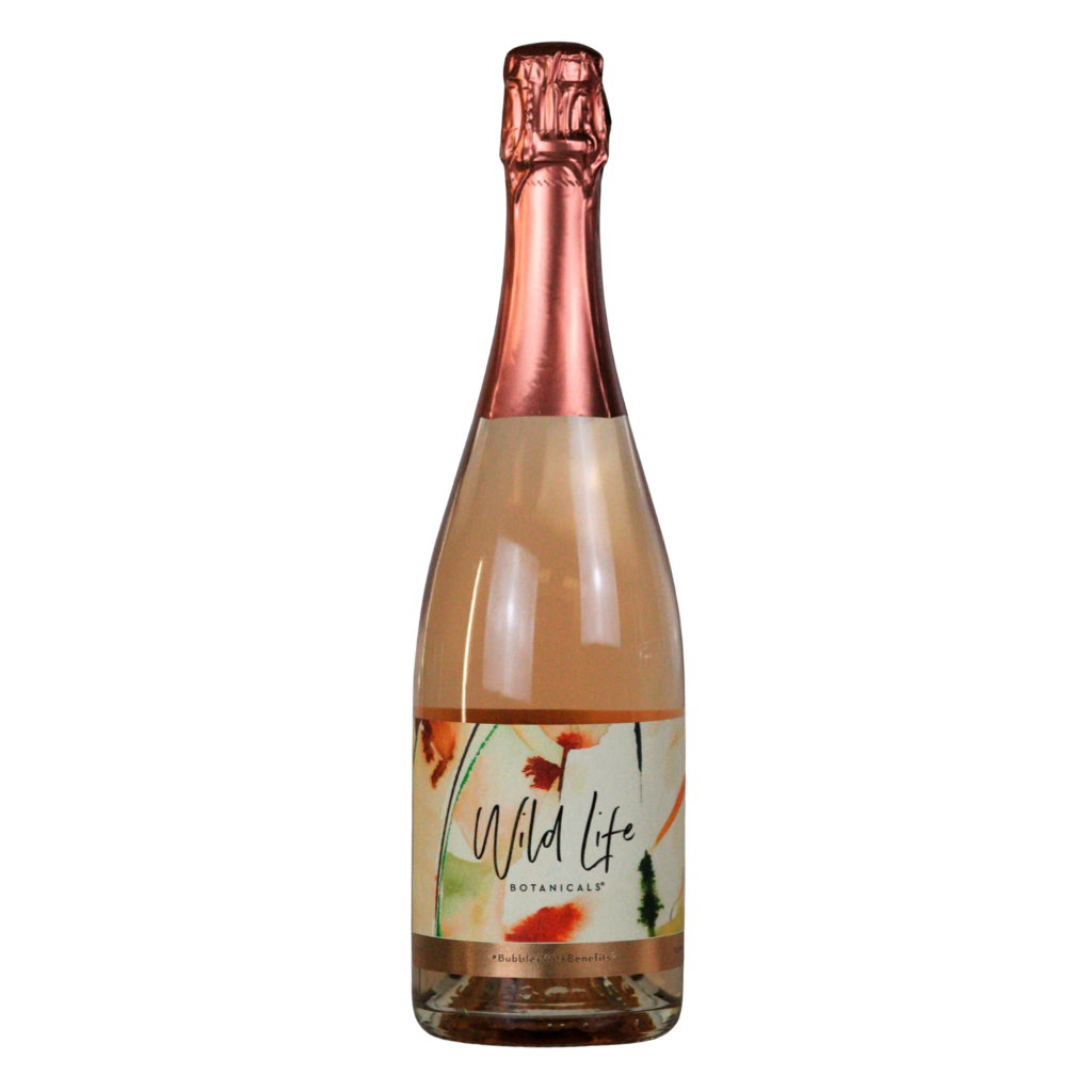 Wild Life Botanicals Sparkling Rosé Alcohol Free Wine 75cl