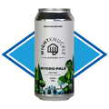Can of Wight Knuckle Mycro-Pale in front of the Alcohol Free Drinks Company blue diamond. 