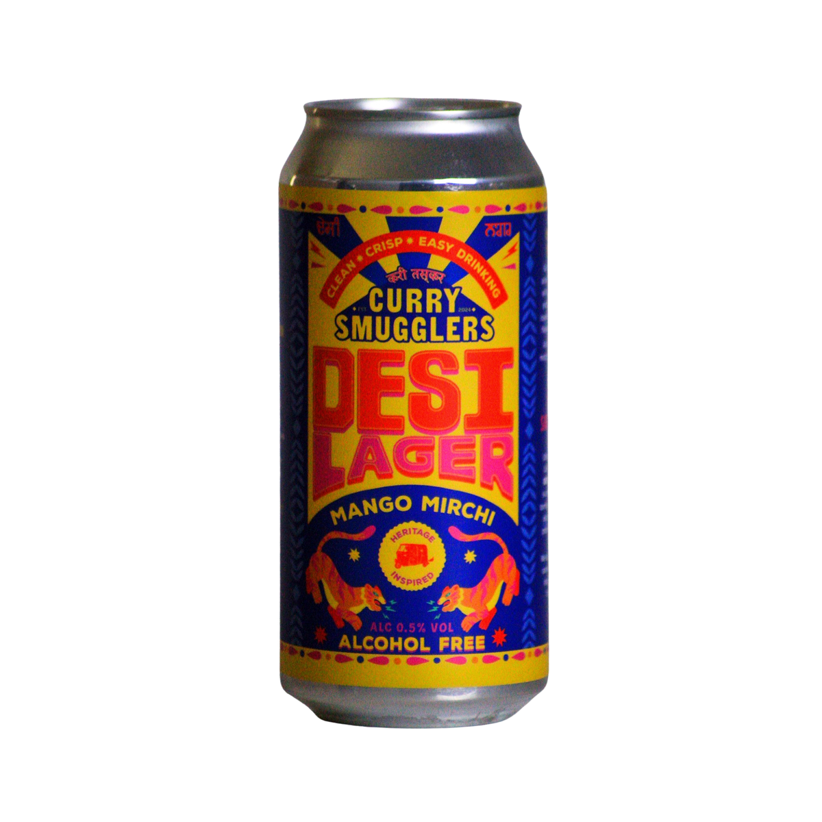 Curry Smugglers Desi Alcohol Free Lager 440ml