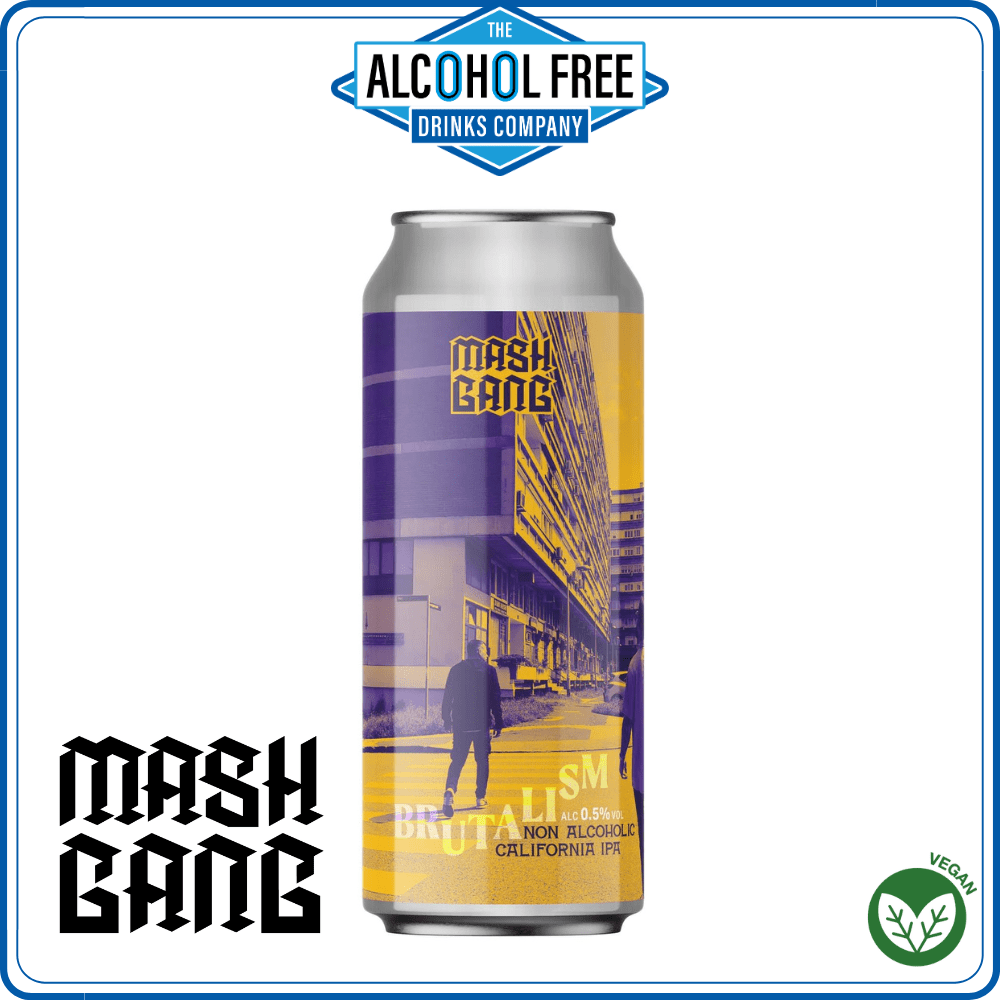 Mash Gang Brutalism IPA - The Alcohol Free Drinks Company